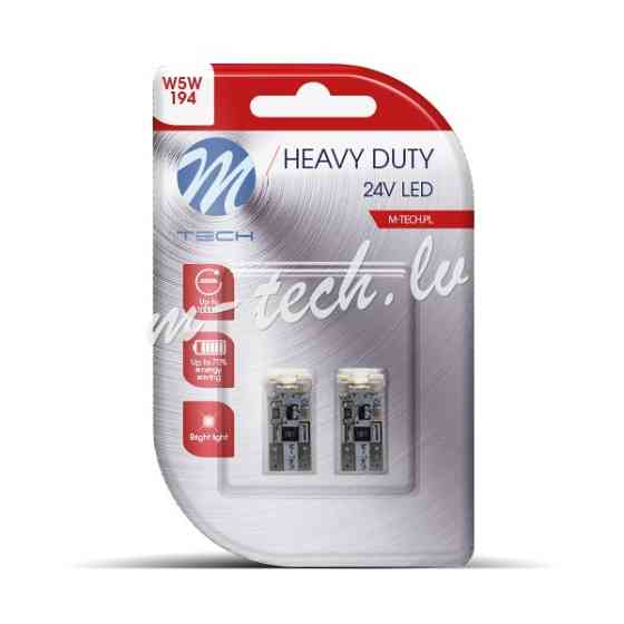 LB9329W - Blister 2x LED L9329 - W5W 4xSMD2835 CANBUS 24V - White Rīga