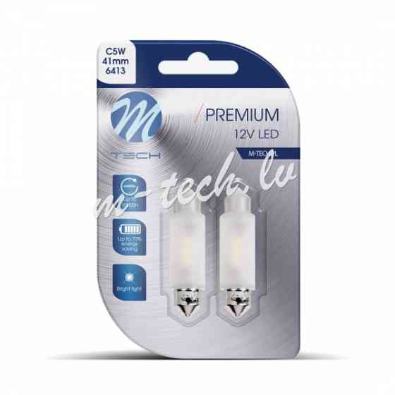 LB363W - Blister M-TECH Premium LB363W - C5W 41mm. 12V 2xSMD2835. CANBUS. White Rīga