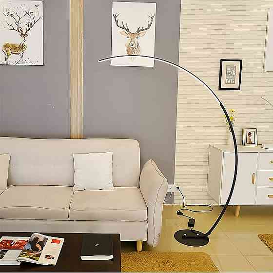Grīdas Led Lampa 30X165 cm ar Pulti Melnas Krāsas Рига