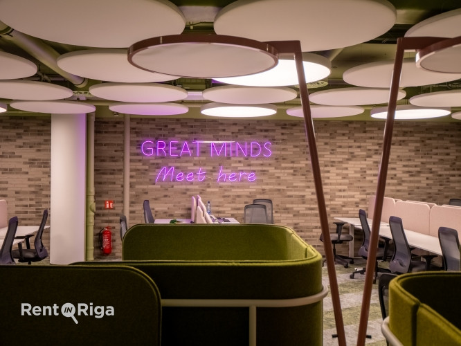 Iznomā Co-working space biroju Galerija Rīga!  Bez sākotnējiem ieguldījumiem  pilnībā Rīga - foto 8