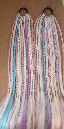 Bizītes uz Matu Gumijas/Braids on Hair Band/Косички на Резинке Рига