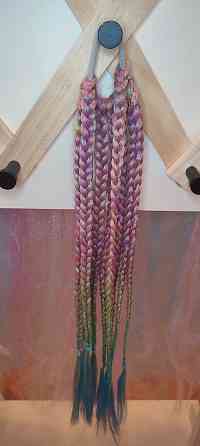 Bizītes uz Matu Gumijas/Braids on Hair Band/Косички на Резинке Рига