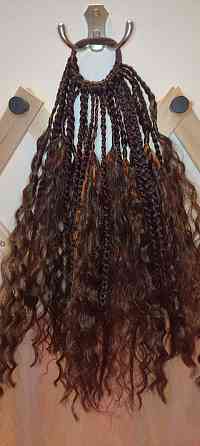 Bizītes uz Matu Gumijas/Braids on Hair Band/Косички на Резинке Рига