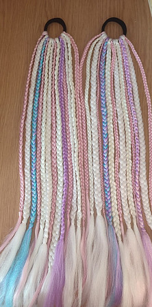 Bizītes uz Matu Gumijas/Braids on Hair Band/Косички на Резинке Рига - изображение 3