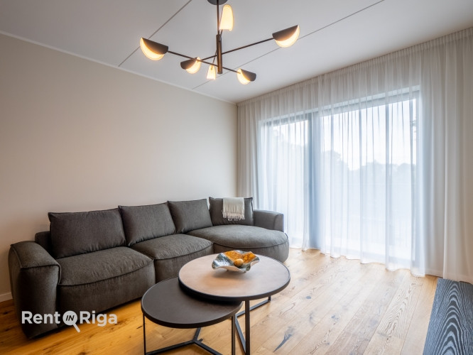 Ilgtermiņa īrei jauns 3-istabu dzīvoklis projektā Nameja Rezidence  Tiek izīrēts moderni un Rīga - foto 6