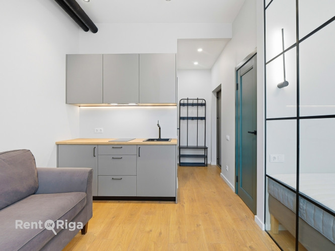 Studio tipa dzīvoklis ar dizainu, kas pārdomāts līdz pēdējai detaļai un komfortu, kas Rīga - foto 13