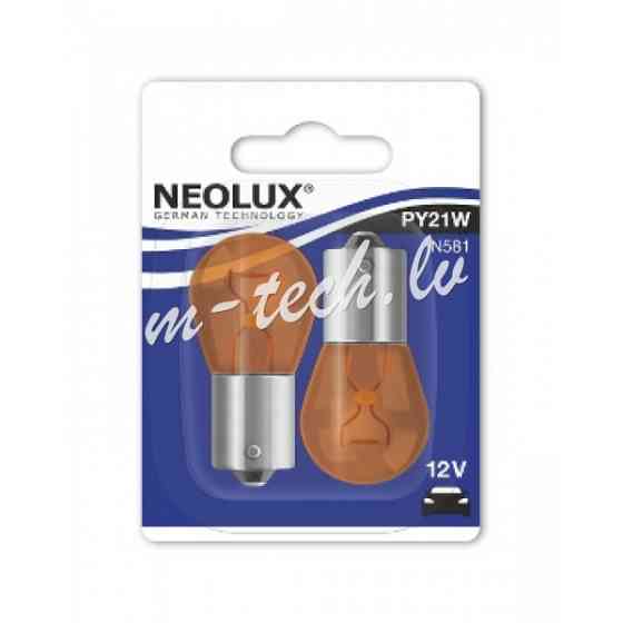 N581-02B - NEOLUX BAU15s 12V 21W PY21W pomarańczowa Рига