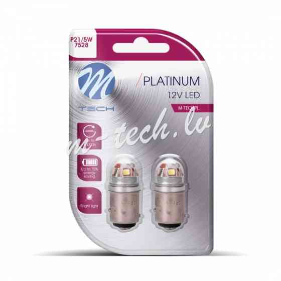 LB838W-02B - Blister 1x Diode LED M-TECH Platinum BAY15d 5x2835SMD 1W 12-24V CANBUS. White Rīga