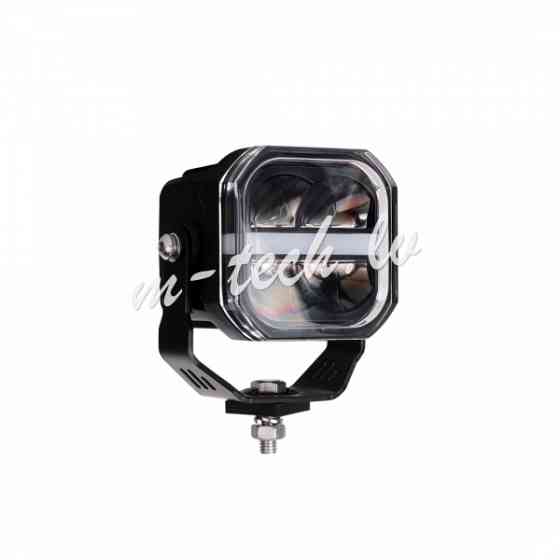 WLO114 - M-TECH Premium Work Light - Square 3" 40W 12-48V. R10. Spot Rīga