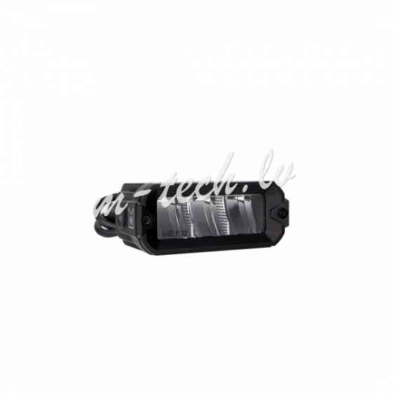 WLF118 - Led fog light 4" 30W 12-48V Flood light. SAE. white+amber Rīga