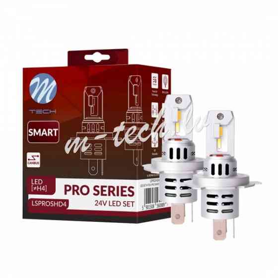 LSPROSHD4 - LED SET M-TECH PRO SMART SERIES H4 24V Rīga