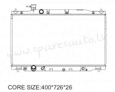 RAH139Q - 'OEM: 19010REZA51' AT, EDA Cooling - Radiators - HONDA CR-V (2006-2009) Rīga