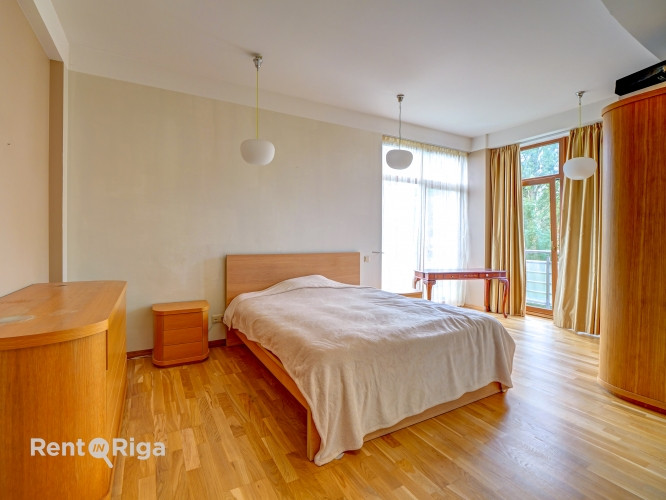 Plašs dzīvoklis ar terasi Mežaparka sirdī!  Piedāvājam īrei izsmalcinātu 3 istabu dzīvokli Rīga - foto 16