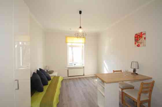 Furnished one room apartment on Aleksandra Caka street 126, opposite the Center sports quarter.   Ad Рига
