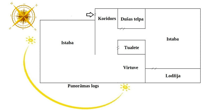 Pārdodam plašu 2-istabu dzīvokli Ķengaragā Рига - изображение 19