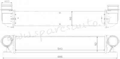 RI96726 - 'OEM: 1751.2.247.359' 520D/525D/530D/730D/740D, EDA Cooling - Interkūleris - BMW 7  E38 (1 Рига