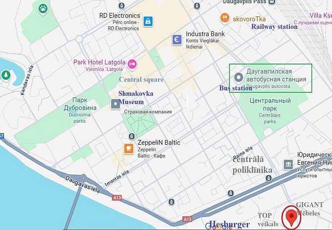Izīrē Dzīvokli Daugavpils Centrā Daugavpils - foto 18