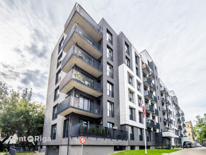 Pārdošanā 2 istabu dzīvoklis jaunā projektā klusajā Dainas ielā  Tas atrodās starp Barona Rīga - foto 1