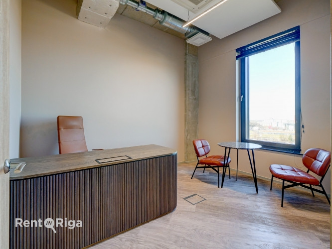 Mūsdienīgs birojs ar atvērta tipa plānojumu Place Eleven biroju ēkas 10. stāvā.  Pieejamas 6 Rīga - foto 17