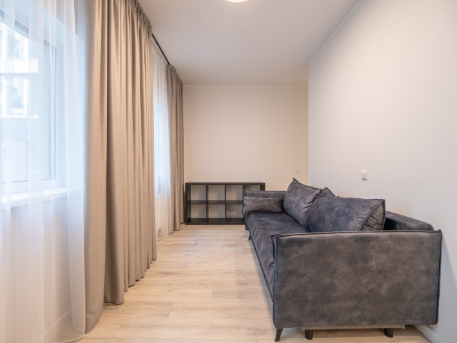 Mēbelēts Studio dzīvoklis Rīgas Centrā.  Tas atrodās restaurētā vēsturiskā jūgendstila Rīga - foto 4