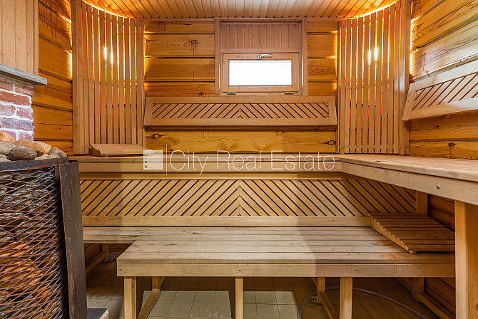 Privātmāja, jaunceltne, guļbūves dzīvojamā māja, labiekārtots apzaļumots pagalms, Jūrmala - foto 8