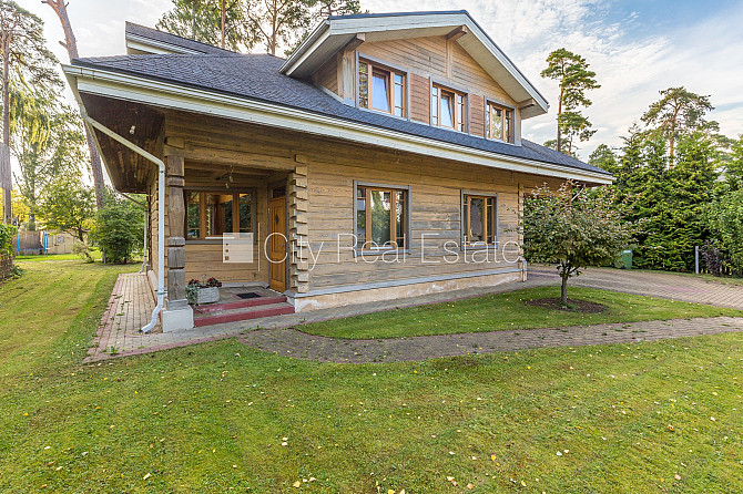 Privātmāja, jaunceltne, guļbūves dzīvojamā māja, labiekārtots apzaļumots pagalms, Jūrmala - foto 11