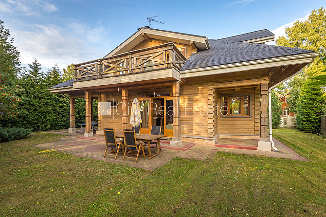 Privātmāja, jaunceltne, guļbūves dzīvojamā māja, labiekārtots apzaļumots pagalms, Jūrmala - foto 10