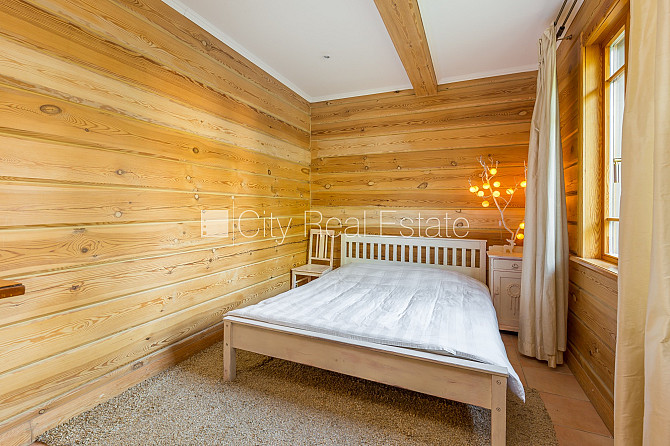 Privātmāja, jaunceltne, guļbūves dzīvojamā māja, labiekārtots apzaļumots pagalms, Jūrmala - foto 5