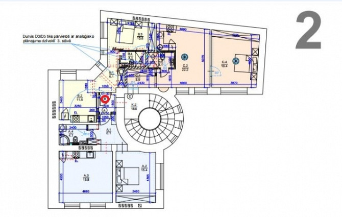 Продаётся солнечная и элегантная квартира в полностью отреставрированном Рига - изображение 17
