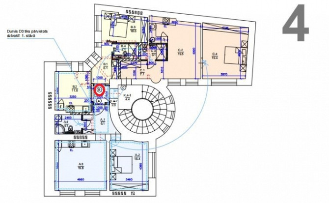 Продаётся солнечная и элегантная квартира в полностью отреставрированном Рига - изображение 16