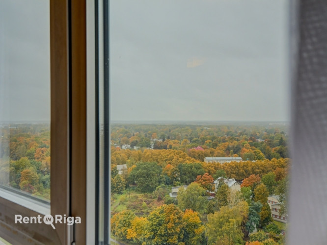 Dzīvoklis, kura skats pa logiem nosaka tā unikālo vērtību!   Gaišs un plašs dzīvoklis Rīga - foto 14