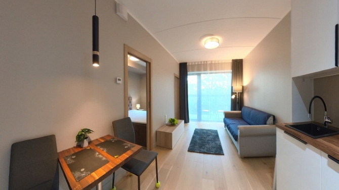 Izīrē modernu 2 istabu studio tipa dzīvokli projektā Moho Park.  Mūsdienīgs, energoefektīvs Rīga - foto 1