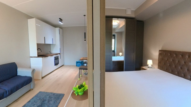 Izīrē modernu 2 istabu studio tipa dzīvokli projektā Moho Park.  Mūsdienīgs, energoefektīvs Rīga - foto 5
