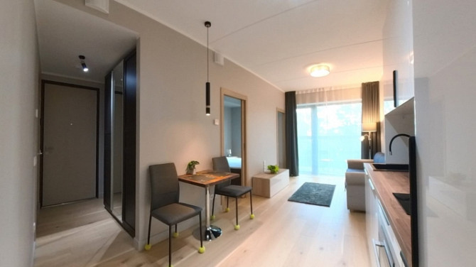 Izīrē modernu 2 istabu studio tipa dzīvokli projektā Moho Park.  Mūsdienīgs, energoefektīvs Rīga - foto 9