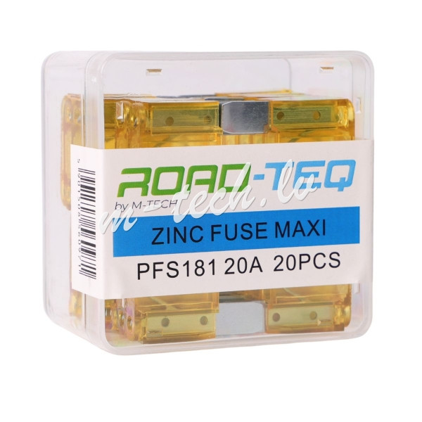 PFS181 - ZINC FUSE MAXI. BOX PACKING 20A 20pcs/box Рига - изображение 1