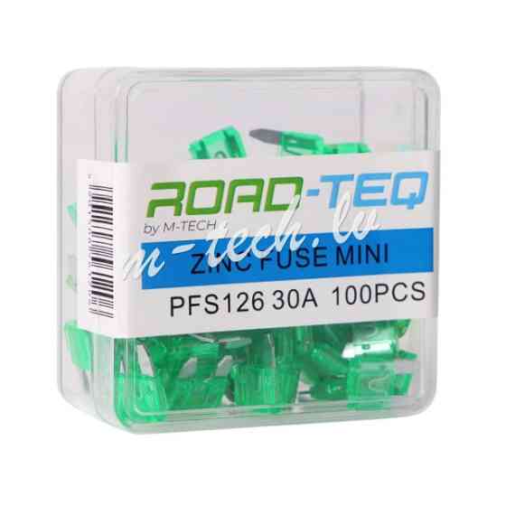 PFS126 - ZINC FUSE MINI. BOX PACKING 30A 100pcs/box Рига