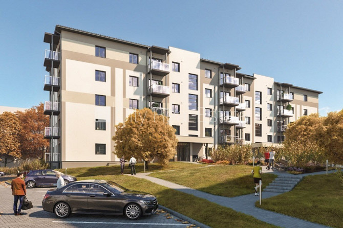 Новостройка, благоустроенная озеленённая территория, закрытая территория, место Рига - изображение 17