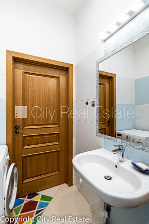 Renovēta māja, mansards, ir lifts, guļamistabu skaits 1 gab., studio tipa, virtuve apvienota ar Rīga - foto 11