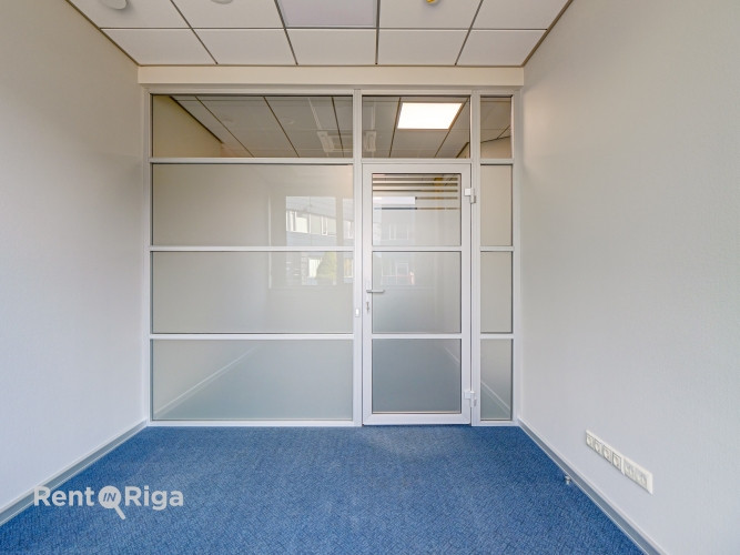 Biroja telpas ar bonusu - tiešo izeju uz terasi!  Jauns birojs mūsdienīgā biroju ēkā. Telpas Rīga - foto 13