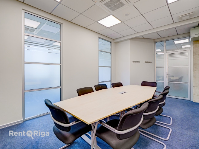 Biroja telpas ar bonusu - tiešo izeju uz terasi!  Jauns birojs mūsdienīgā biroju ēkā. Telpas Rīga - foto 10
