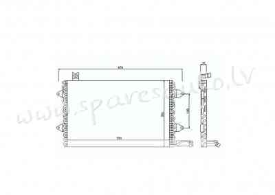 RC94164 - 'OEM: 1H020413' EDA Cooling - Kondicioniera Radiators - VW VENTO (1991-1998) Rīga