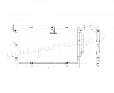 RC95005/94789 - 'OEM: 8845048010' EDA Cooling - Kondicioniera Radiators - LEXUS RX  XU10 (1998-2003) Rīga