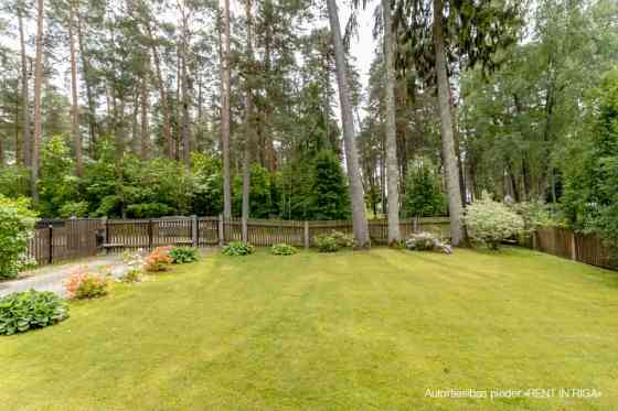 For rent a 2-storey house in Jurmala with a well-kept area and a garden.  100 m to the swimming plac Jūrmala