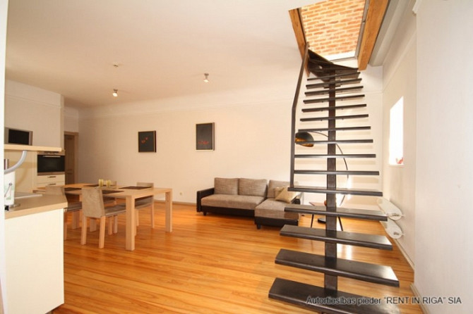 Beautiful one bedroom loft with terrace and winter garden, nice panorama view to Konventa Seta. Parq Рига - изображение 1
