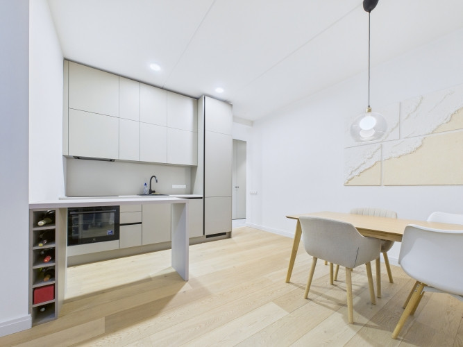 Gaumīgs 3 istabu dzīvoklis jaunajā projektā Mežaparka Villages.  Piedāvājumā gaišs un Rīga - foto 6