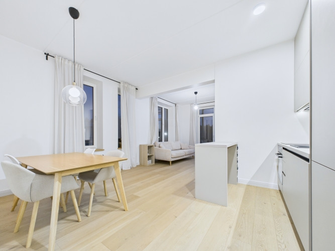 Gaumīgs 3 istabu dzīvoklis jaunajā projektā Mežaparka Villages.  Piedāvājumā gaišs un Rīga - foto 5