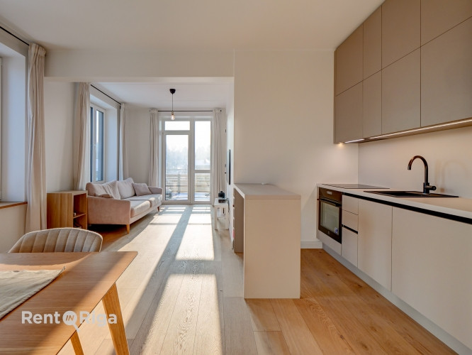 Gaumīgs 3 istabu dzīvoklis jaunajā projektā Mežaparka Villages.  Piedāvājumā gaišs un Rīga - foto 13