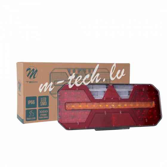 WTL201R - M-TECH Rear Right Combination Lamp – ECE Approved. 104  LED. 12/24V Рига
