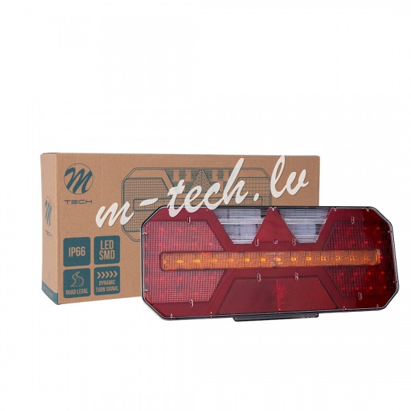 WTL201R - M-TECH Rear Right Combination Lamp – ECE Approved. 104  LED. 12/24V Rīga - foto 1