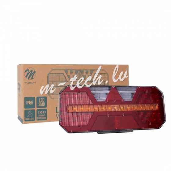 WTL201L - M-TECH Rear Left Combination Lamp – ECE Approved. 104 LED. 12/24V Рига